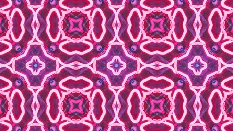 Poly Art Kaleidoscope Hypnotic Pattern Animation Footage Stock Footage 122694160