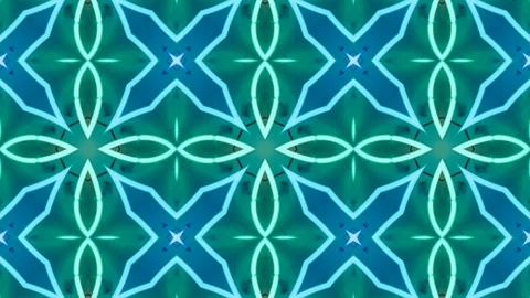 Poly Art Kaleidoscope Hypnotic Pattern Animation Footage Stock Footage 122694403