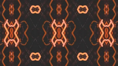 Poly Art Kaleidoscope Hypnotic Pattern Animation Footage Video stock 122694844
