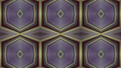 Poly Art Kaleidoscope Hypnotic Pattern Animation Footage Stock Footage 122695191