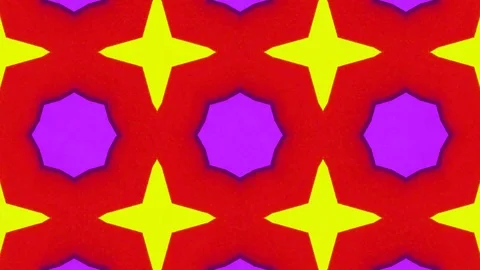 Poly Art Kaleidoscope Hypnotic Pattern Animation Footage Stock Footage 122695262