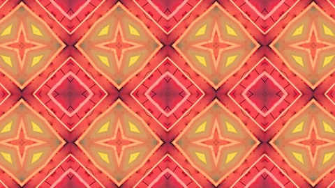 Poly Art Kaleidoscope Hypnotic Pattern Animation Footage Stock Footage 122695283