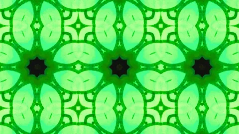 Poly Art Kaleidoscope Hypnotic Pattern Animation Footage Stock Footage 122695341