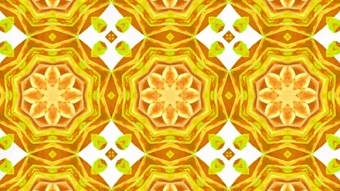 Poly Art Kaleidoscope Hypnotic Pattern Animation Footage Stock Footage 122695366