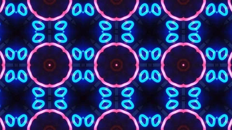 Poly Art Kaleidoscope Hypnotic Pattern Animation Footage Stock Footage 122695480