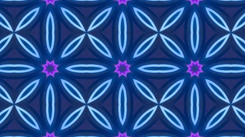 Poly Art Kaleidoscope Hypnotic Pattern Animation Footage Stock Footage 122695516