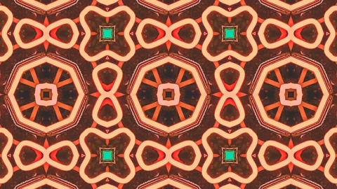 Poly Art Kaleidoscope Hypnotic Pattern Animation Footage Stock Footage 122695582