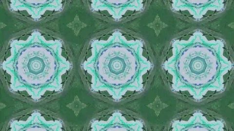 Poly Art Kaleidoscope Hypnotic Pattern Animation Footage Stock Footage 122695673