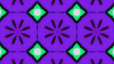 Poly Art Kaleidoscope Hypnotic Pattern Animation Footage Stock Footage 122695716