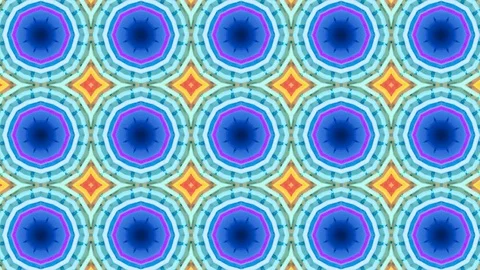 Poly Art Kaleidoscope Hypnotic Pattern Animation Footage Stock Footage 122695836