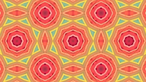 Poly Art Kaleidoscope Hypnotic Pattern Animation Footage Stock Footage 122695962