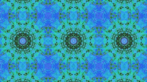 Poly Art Kaleidoscope Hypnotic Pattern Animation Footage Stock Footage 122696378