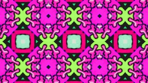 Poly Art Kaleidoscope Hypnotic Pattern Animation Footage Stock Footage 122696468