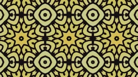 Poly Art Kaleidoscope Hypnotic Pattern Animation Footage Stock Footage 122696781