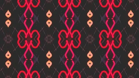 Poly Art Kaleidoscope Hypnotic Pattern Animation Footage Stock Footage 122696937