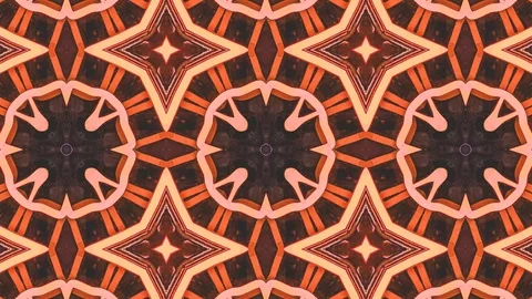 Poly Art Kaleidoscope Hypnotic Pattern Animation Footage Stock Footage 122697159