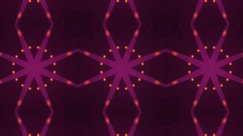 Poly Art Kaleidoscope Hypnotic Pattern Animation Footage Video stock 122697353