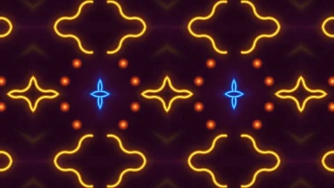 Poly Art Kaleidoscope Hypnotic Pattern Animation Footage Stock Footage 122697510