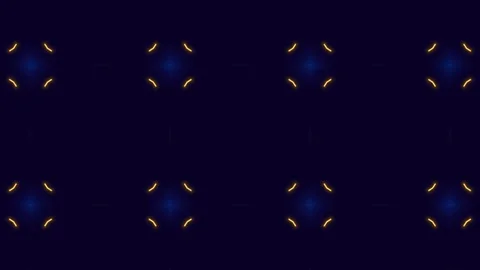 Poly Art Kaleidoscope Hypnotic Pattern Animation Footage Stock Footage 122698577