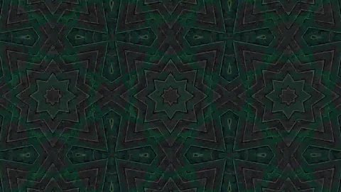 Poly Art Kaleidoscope Hypnotic Pattern Animation Footage Stock Footage 122699266