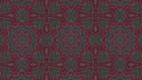 Poly Art Kaleidoscope Hypnotic Pattern Animation Footage Stock Footage 122699309