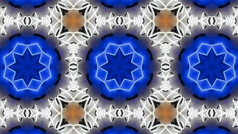 Poly Art Kaleidoscope Hypnotic Pattern Animation Footage Stock Footage 122699448