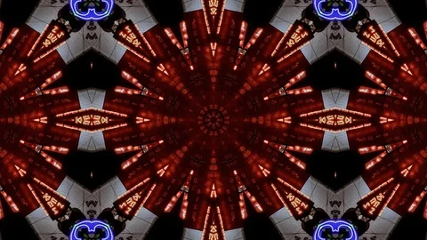 Poly Art Kaleidoscope Hypnotic Pattern Animation Footage Stock Footage 122699544