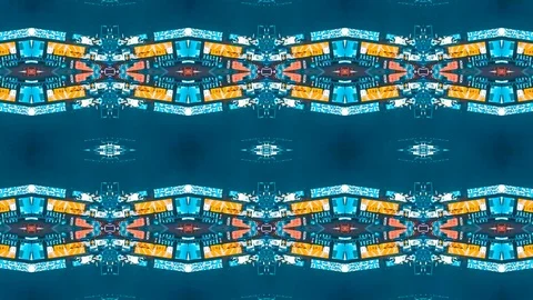 Poly Art Kaleidoscope Hypnotic Pattern Animation Footage Stock Footage 122699789