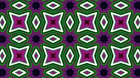 Poly Art Kaleidoscope Hypnotic Pattern Animation Footage Stock Footage 122699818