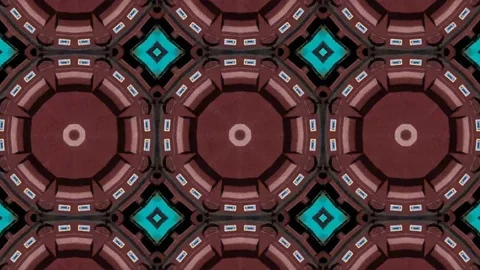 Poly Art Kaleidoscope Hypnotic Pattern Animation Footage Stock Footage 122699961