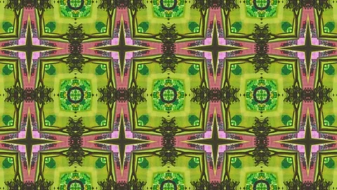 Poly Art Kaleidoscope Hypnotic Pattern Animation Footage Stock Footage 122699965