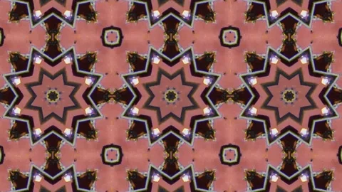 Poly Art Kaleidoscope Hypnotic Pattern Animation Footage Stock Footage 122699985