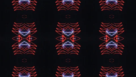 Poly Art Kaleidoscope Hypnotic Pattern Animation Footage Stock Footage 122700232
