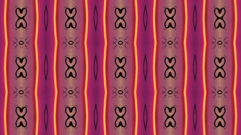 Poly Art Kaleidoscope Hypnotic Pattern Animation Footage Stock Footage 122700403