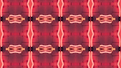Poly Art Kaleidoscope Hypnotic Pattern Animation Footage Stock Footage 122700926
