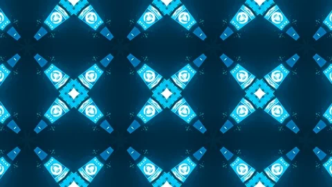 Poly Art Kaleidoscope Hypnotic Pattern Animation Footage Stock Footage 122701175