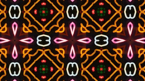 Poly Art Kaleidoscope Hypnotic Pattern Animation Footage Stock Footage 122701433