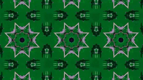Poly Art Kaleidoscope Hypnotic Pattern Animation Footage Stock Footage 122701547