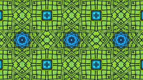 Poly Art Kaleidoscope Hypnotic Pattern Animation Footage Stock Footage 122701641