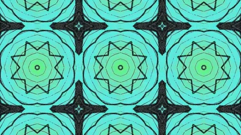 Poly Art Kaleidoscope Hypnotic Pattern Animation Footage Stock Footage 122701671