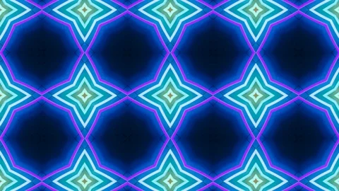 Poly Art Kaleidoscope Hypnotic Pattern Animation Footage Stock Footage 122702123