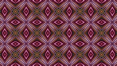Poly Art Kaleidoscope Hypnotic Pattern Animation Footage Stock Footage 122702426