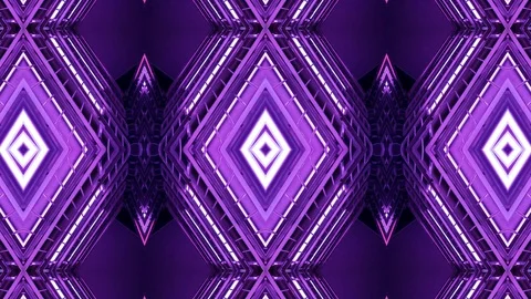 Poly Art Kaleidoscope Hypnotic Pattern Animation Footage Stock Footage 122702589