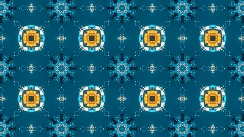 Poly Art Kaleidoscope Hypnotic Pattern Animation Footage Stock Footage 122702695