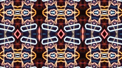 Poly Art Kaleidoscope Hypnotic Pattern Animation Footage Stock Footage 122702974