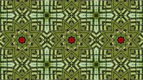 Poly Art Kaleidoscope Hypnotic Pattern Animation Footage Stock Footage 122703296