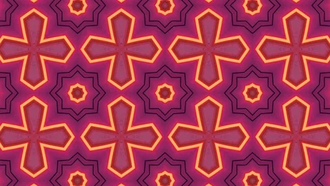 Poly Art Kaleidoscope Hypnotic Pattern Animation Footage Stock Footage 122703541