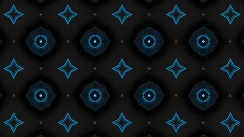 Poly Art Kaleidoscope Hypnotic Pattern Animation Footage Stock Footage 122703821