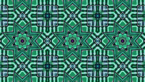 Poly Art Kaleidoscope Hypnotic Pattern Animation Footage Stock Footage 122704067