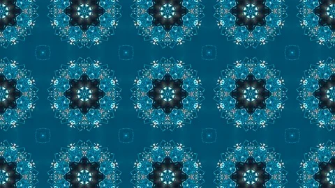 Poly Art Kaleidoscope Hypnotic Pattern Animation Footage Stock Footage 122704256